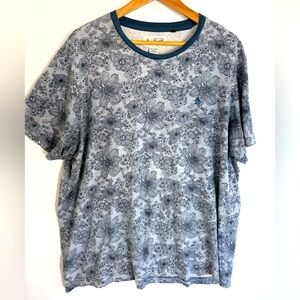 ORIGINAL PENGUIN Blue Floral Logo Shirt